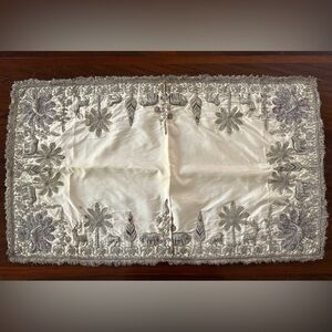 19th c. Rare Burmese Metallic Tapestry